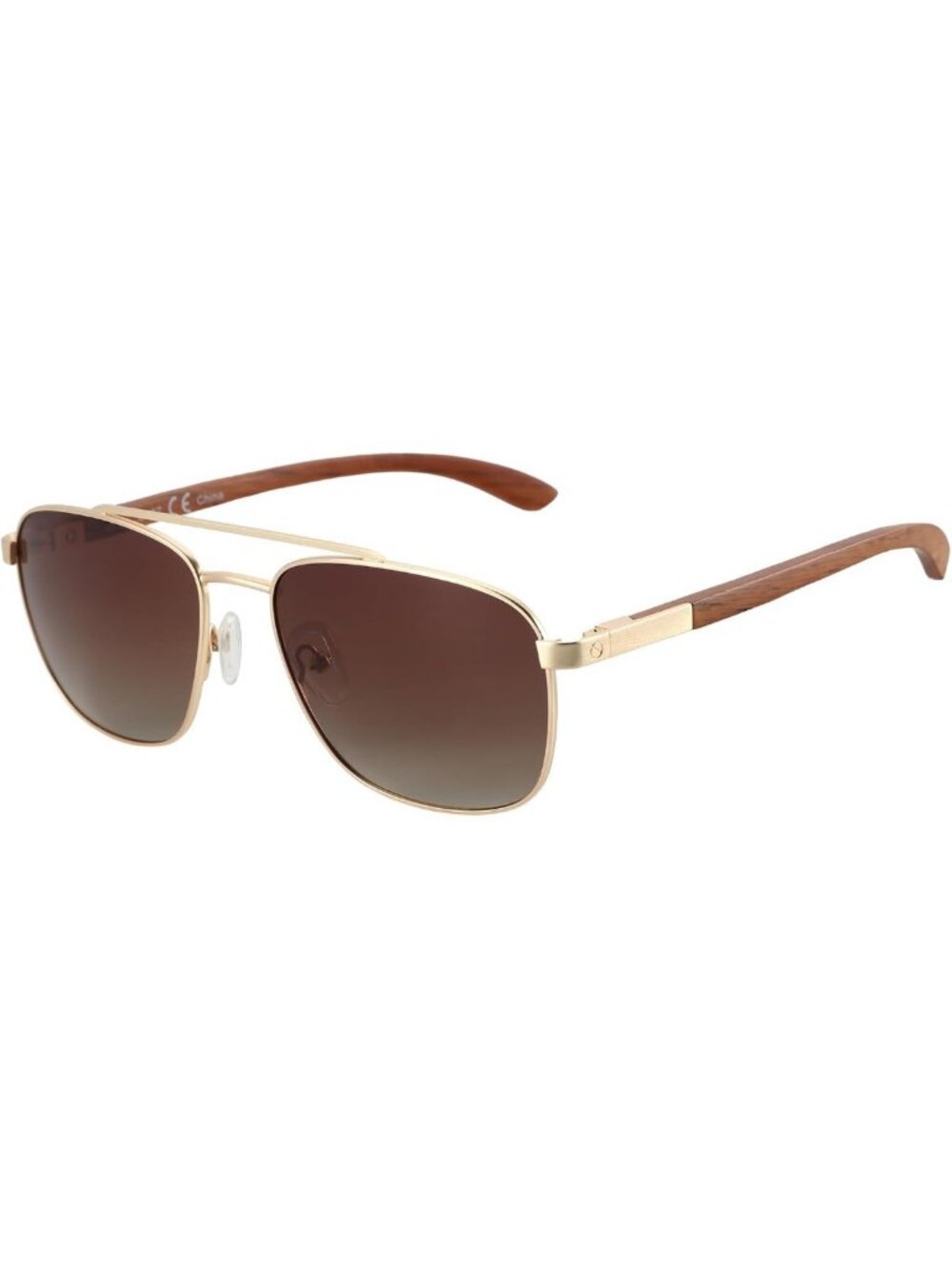 Polarized Aviator Sunglasses for Men | UV400 Protection & Wood Frame | Driving